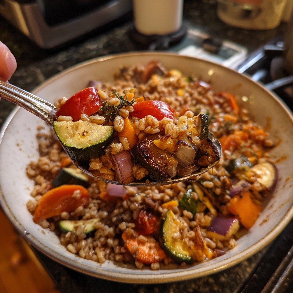 Herb Roasted Veggie Farro