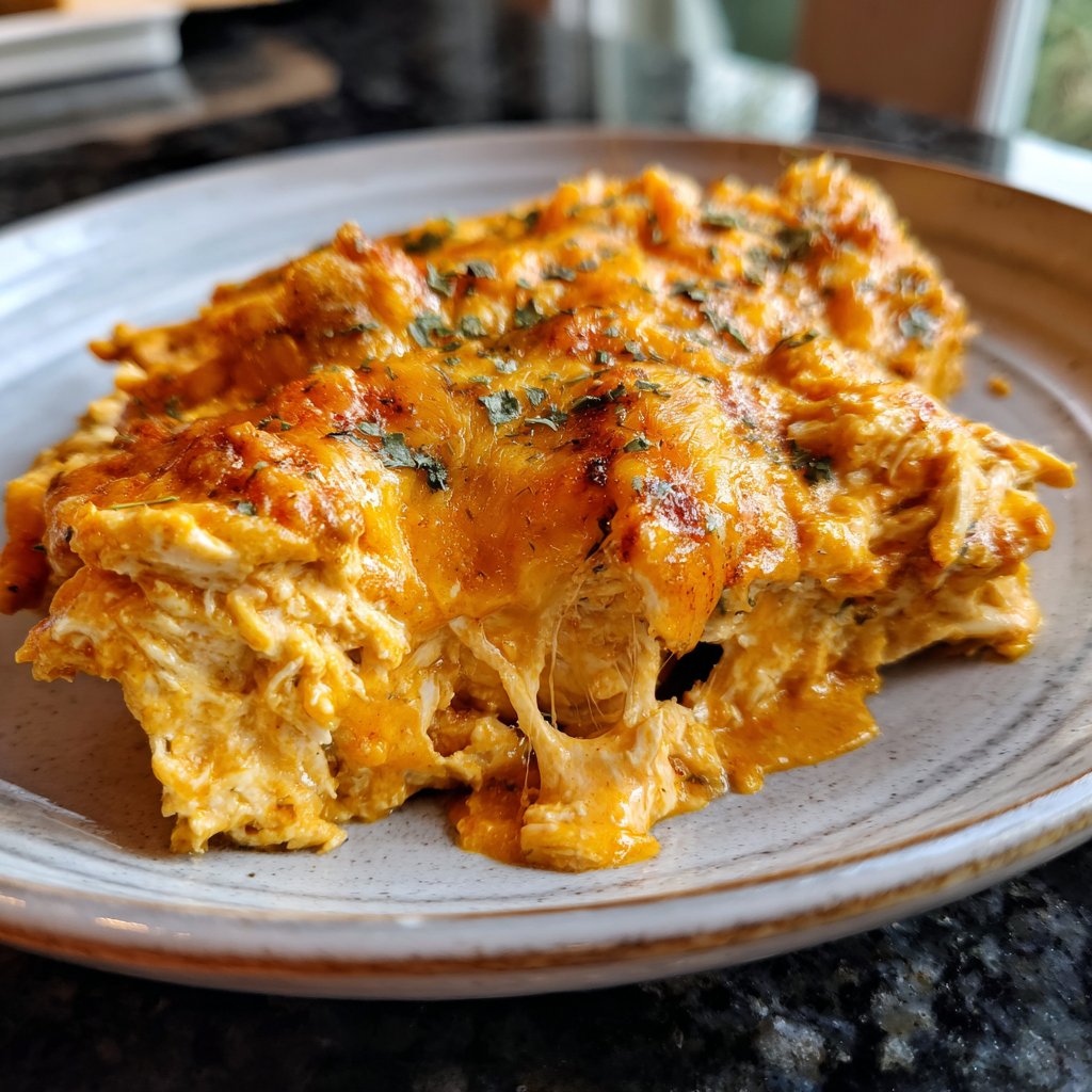 Baked Buffalo Chicken Dip