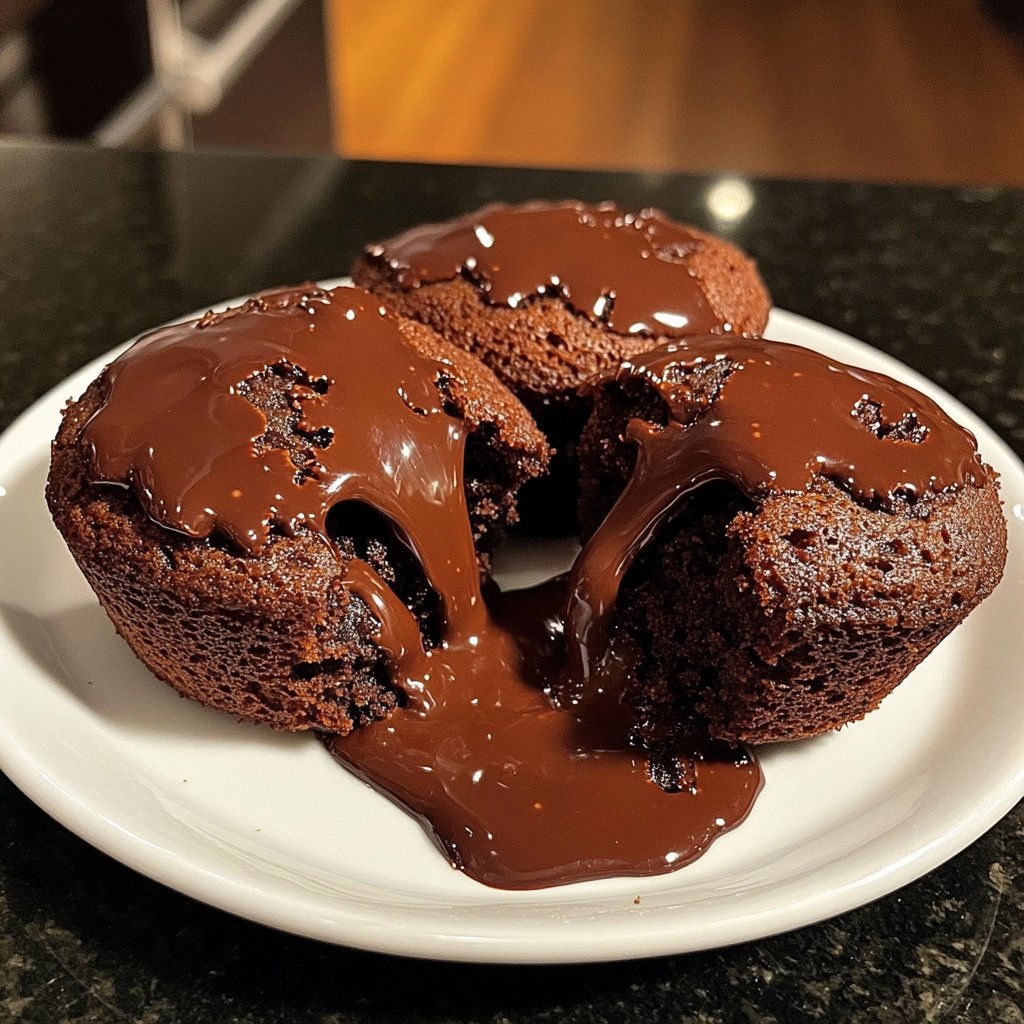 Dark Chocolate Lava Cakes