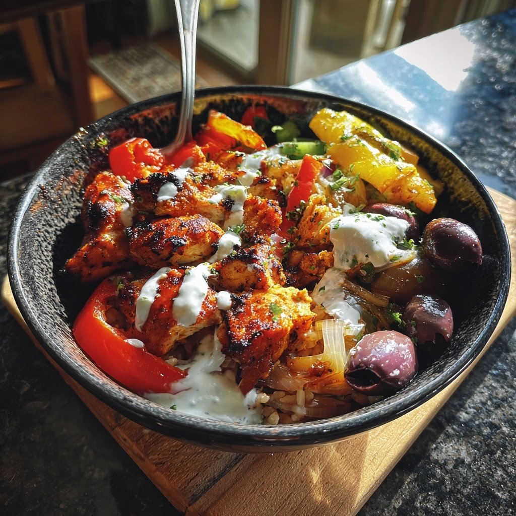 Mediterranean Grilled Chicken Bowl