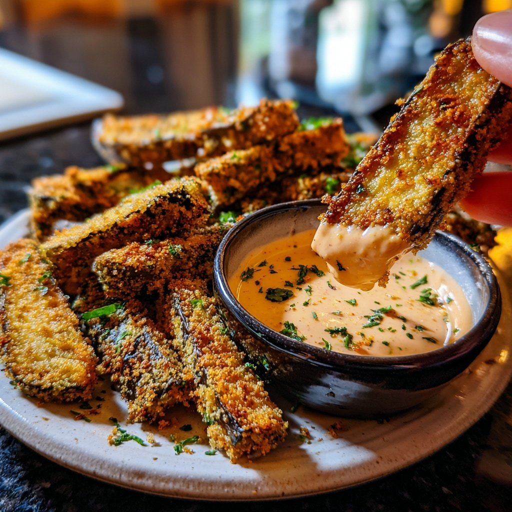 Crispy Eggplant Veggie Fries