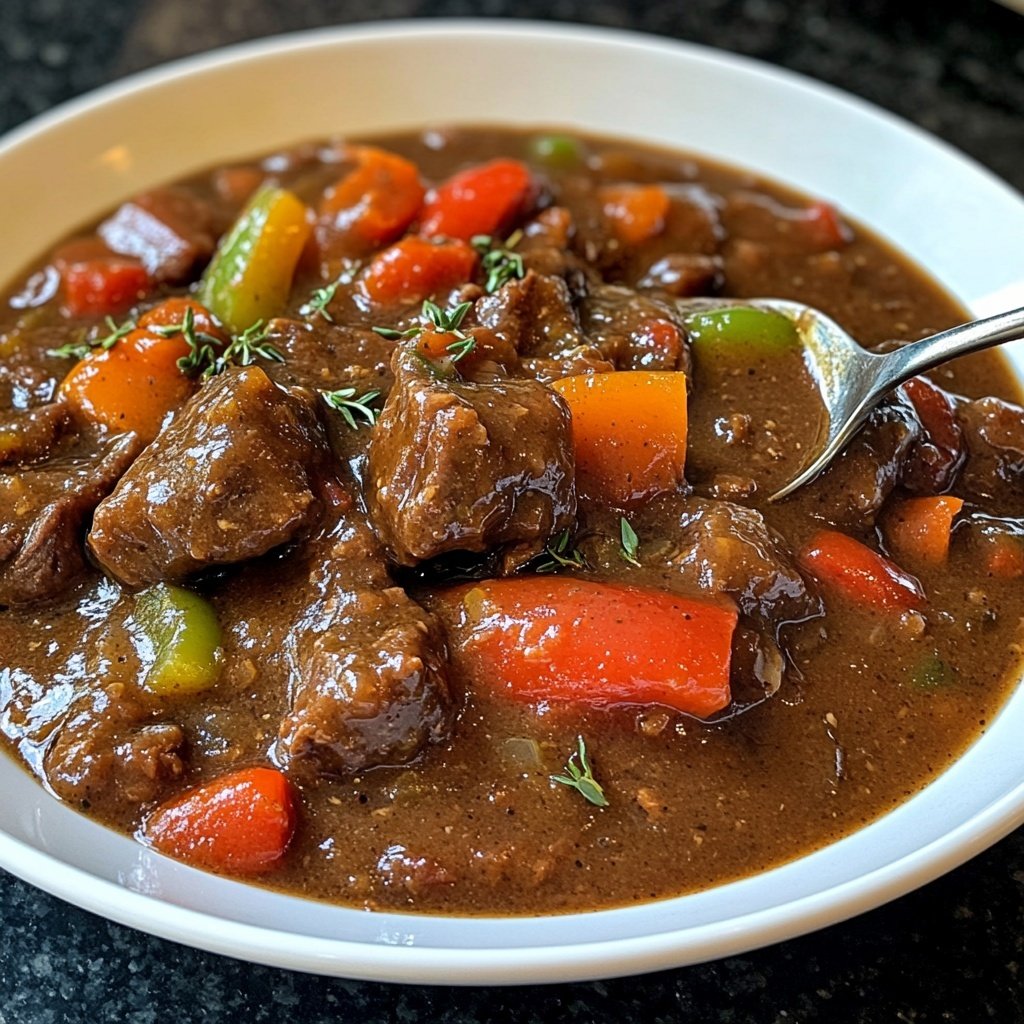 Jamaican Beef Stew With Rice