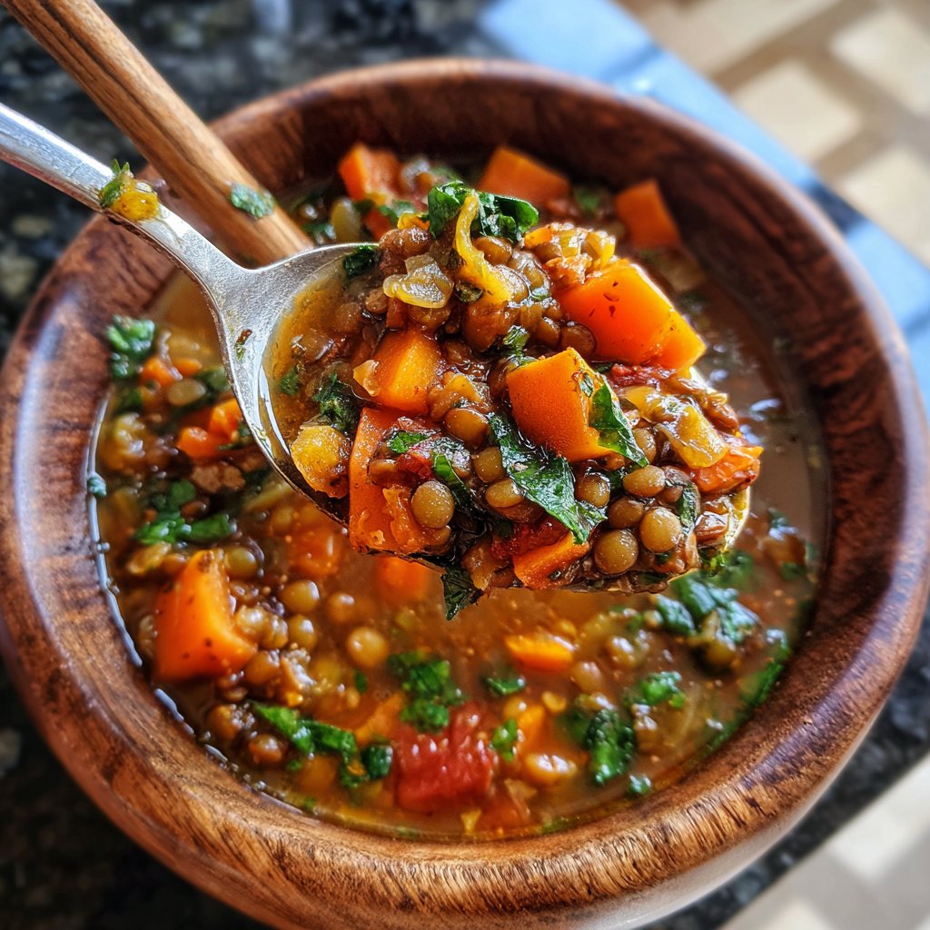 Healthy Dinner Lentil Vegetable Stew