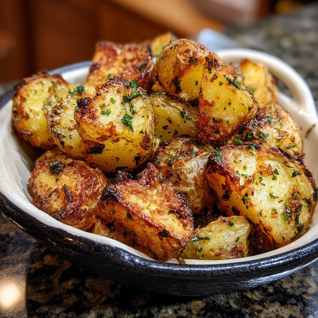 Garlic Herb Roasted Potatoes