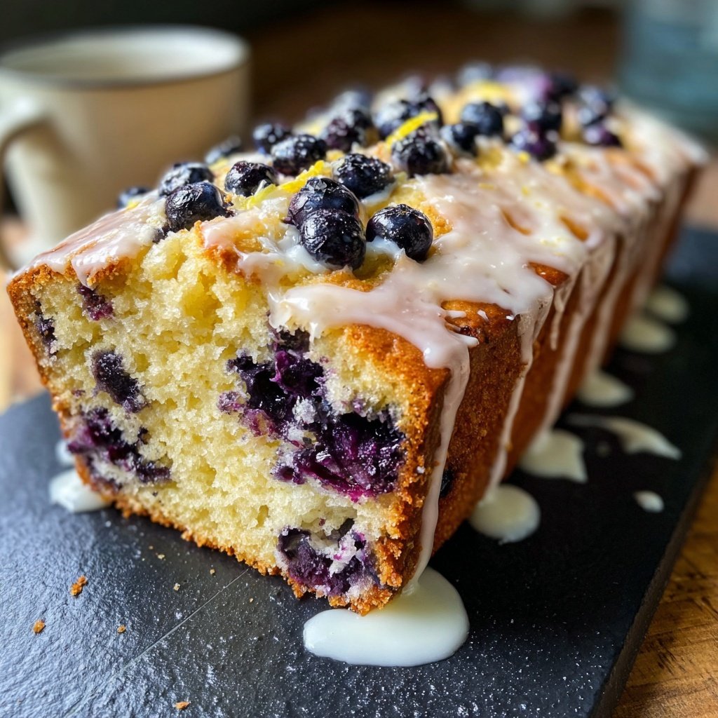 Baking & Desserts Lemon Blueberry Loaf Cake