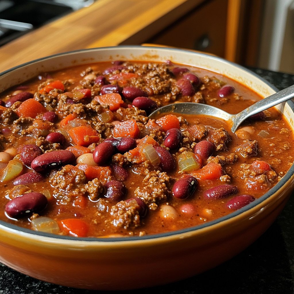 Ground Beef and Bean Chili