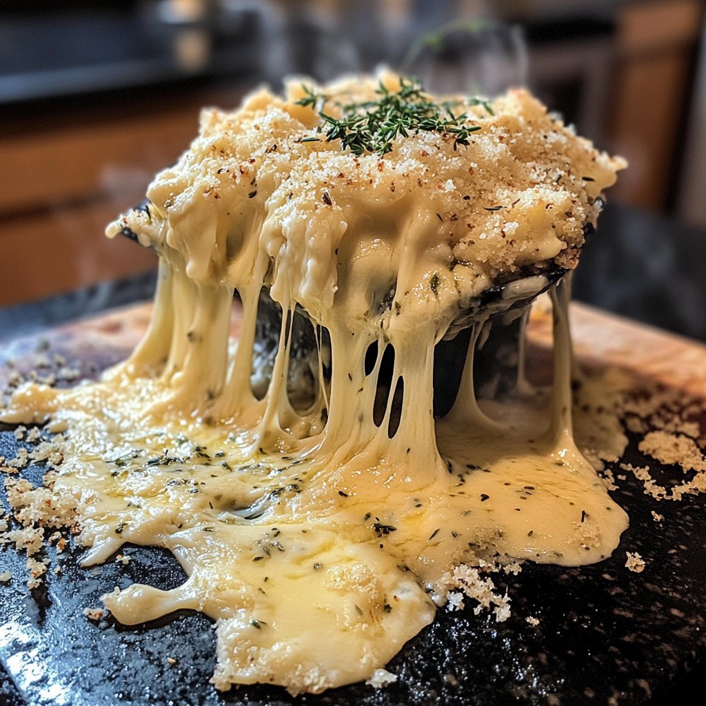 Fondue with Herb Infused Cheese