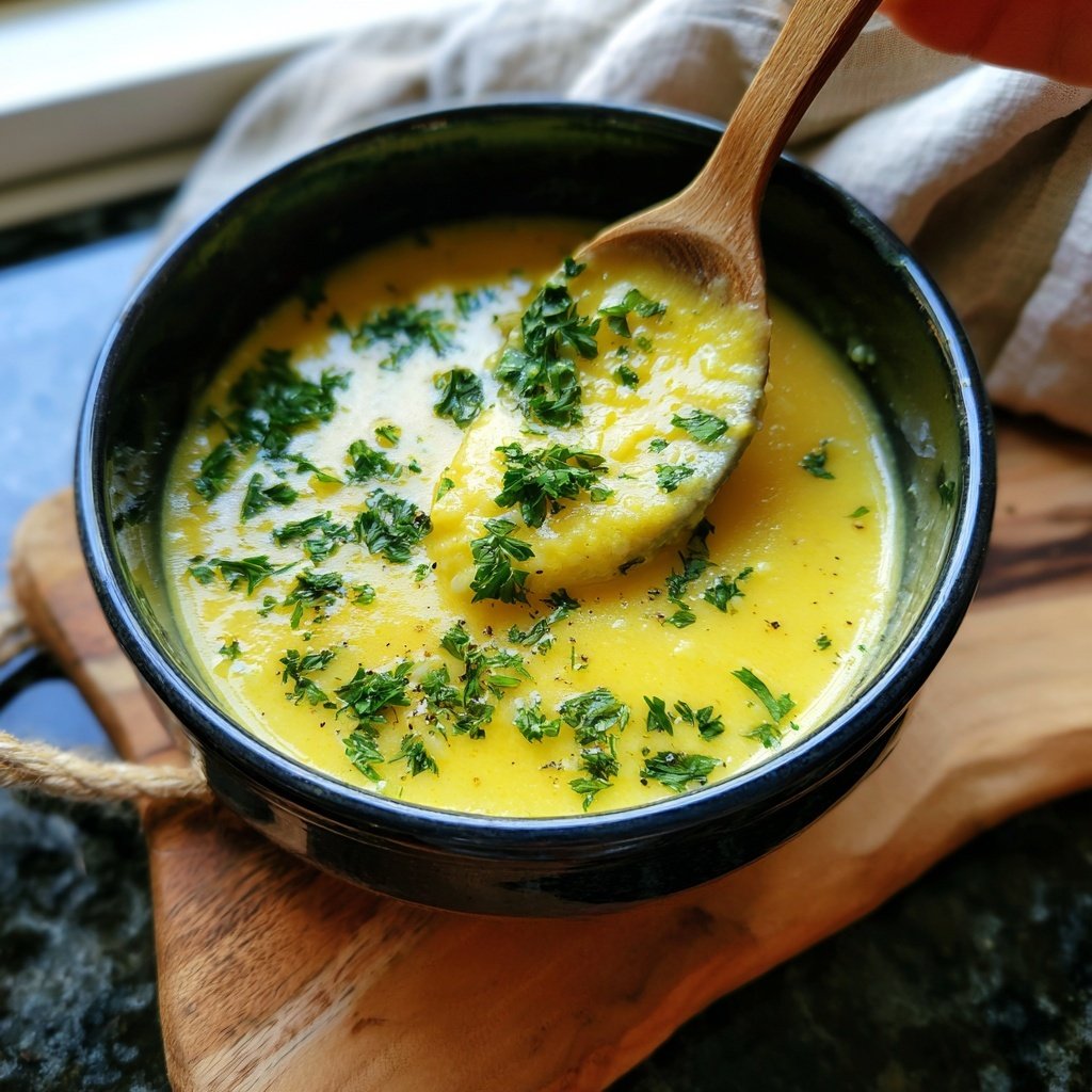 Spring Lemon Rice Soup