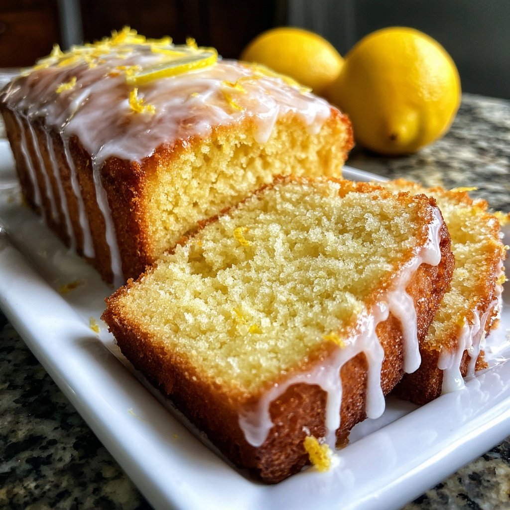 Limoncello Lemon Loaf Cake