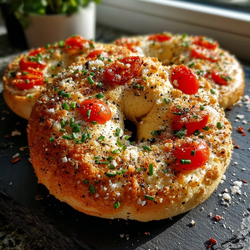 Easy Cottage Cheese Bagels