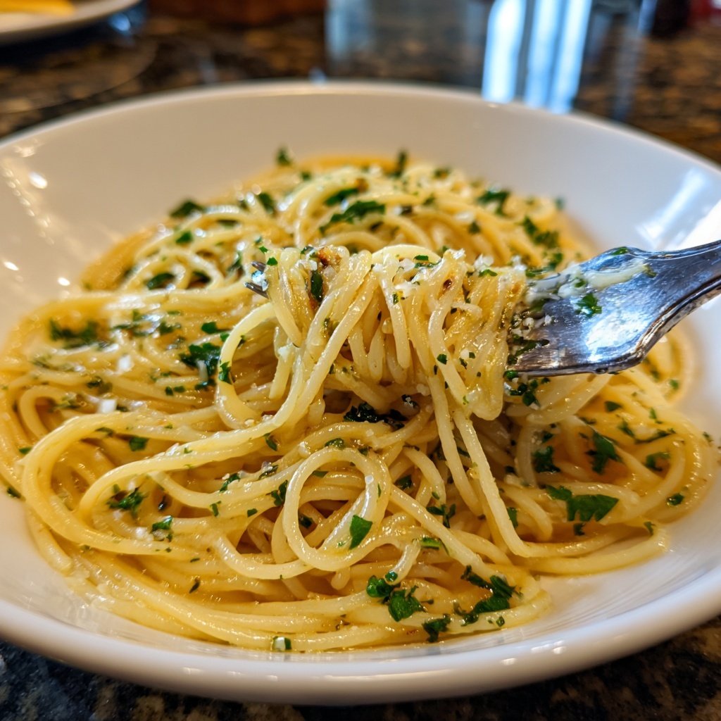 Quick & Easy 15-Minute Garlic Pasta