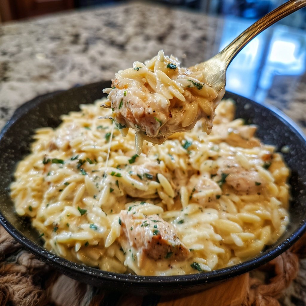 Creamy Lemon Chicken Orzo