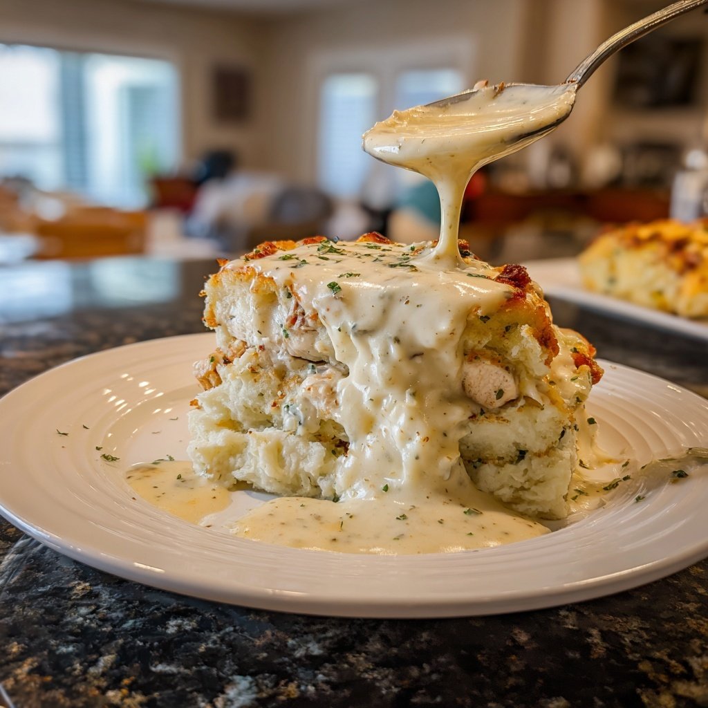 Comfort Food Creamy Chicken and Mashed Potatoes