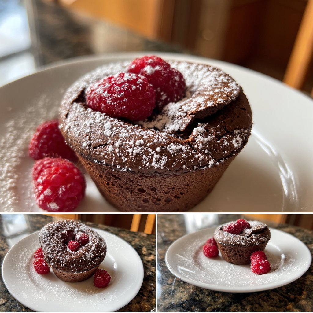 Chocolate Raspberry Soufflé